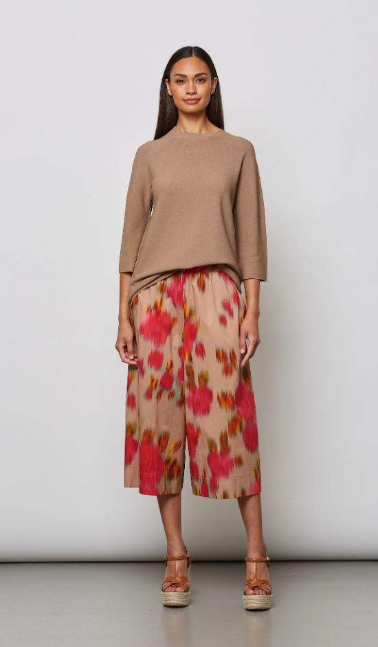 Wide cropped pant mirage