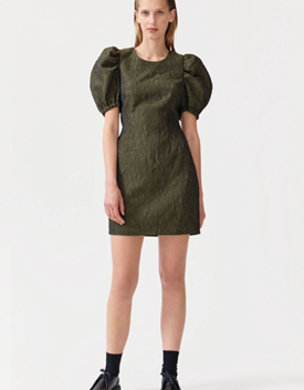 Arissa mini dress puff army green