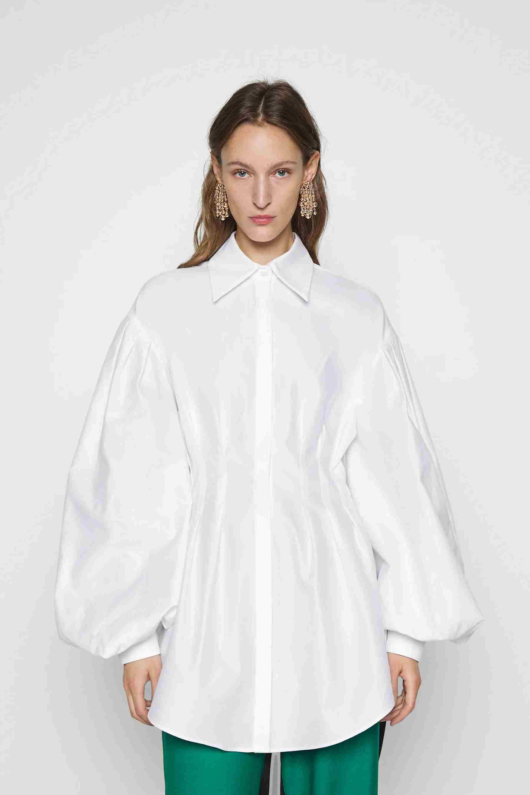 Perfect white blouse,  puff sleeves, rent, party, Eastern , &-ONWARDS