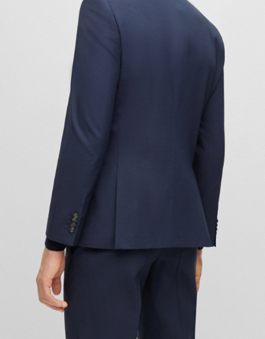 Basic suit single breasted navy