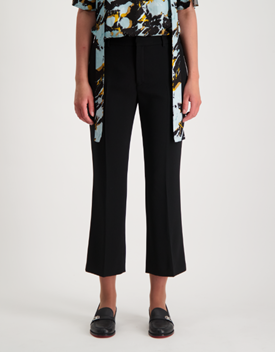 Cropped straight pant