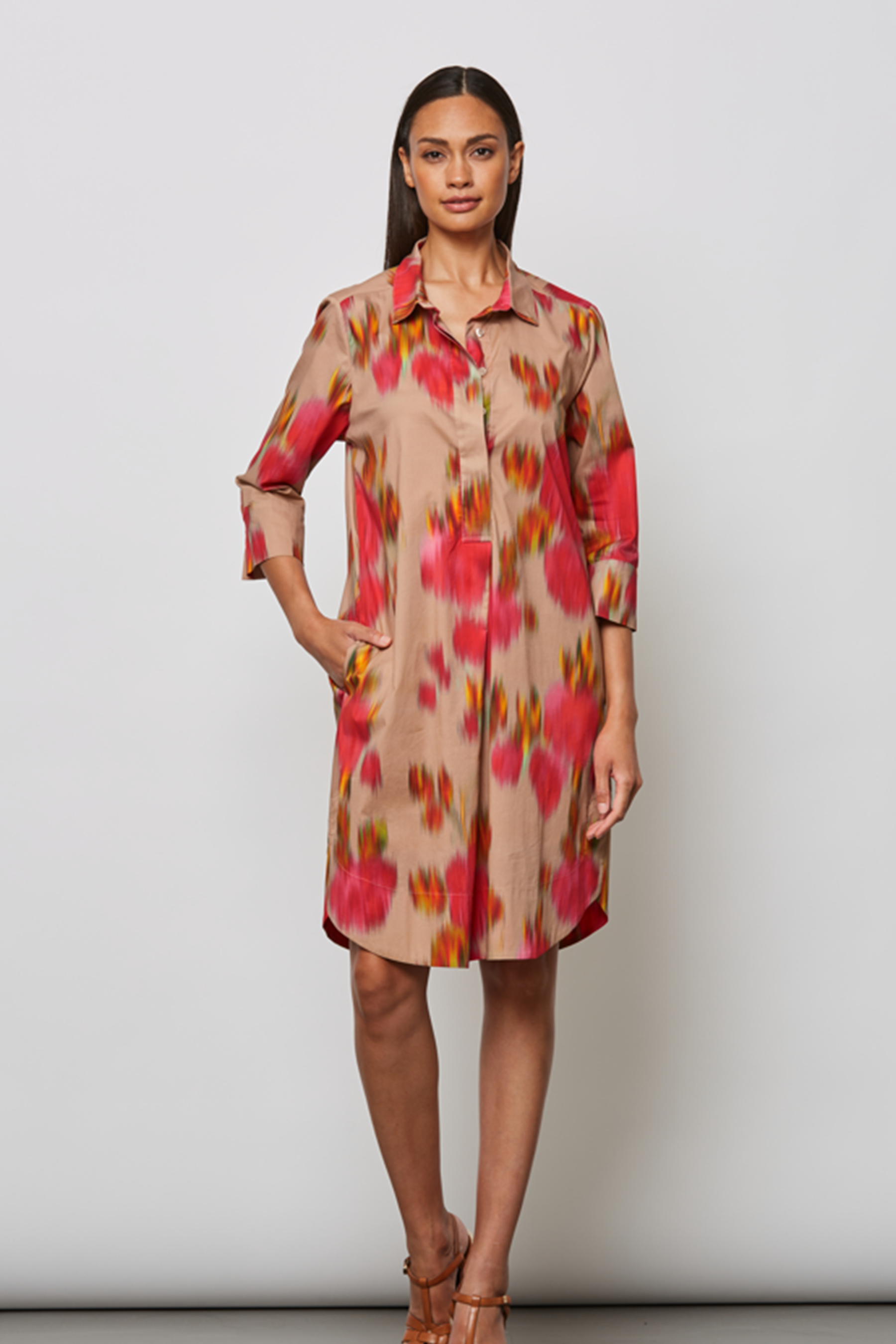 LaSalle, shirtdress, Tunic, Cotton printed, summer 2023, andonwards