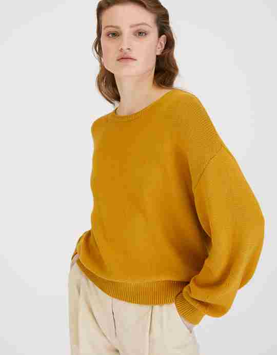 Relaxed cotton sweater