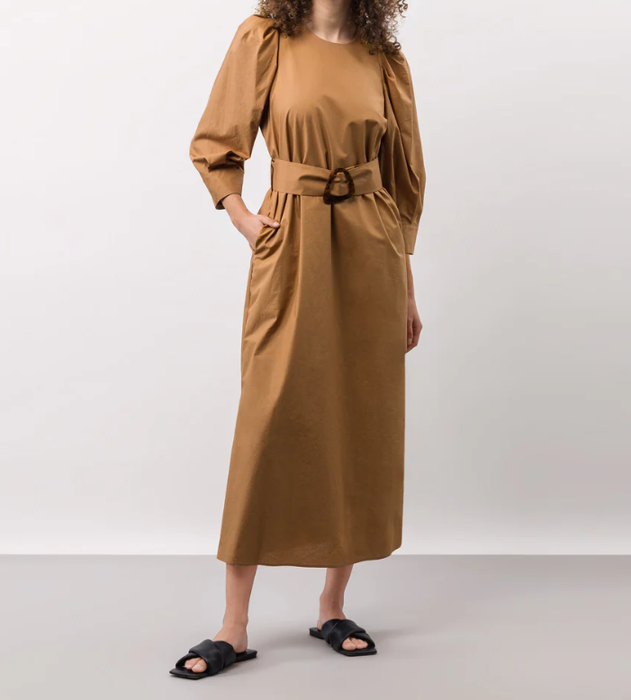 Yanne dress camel