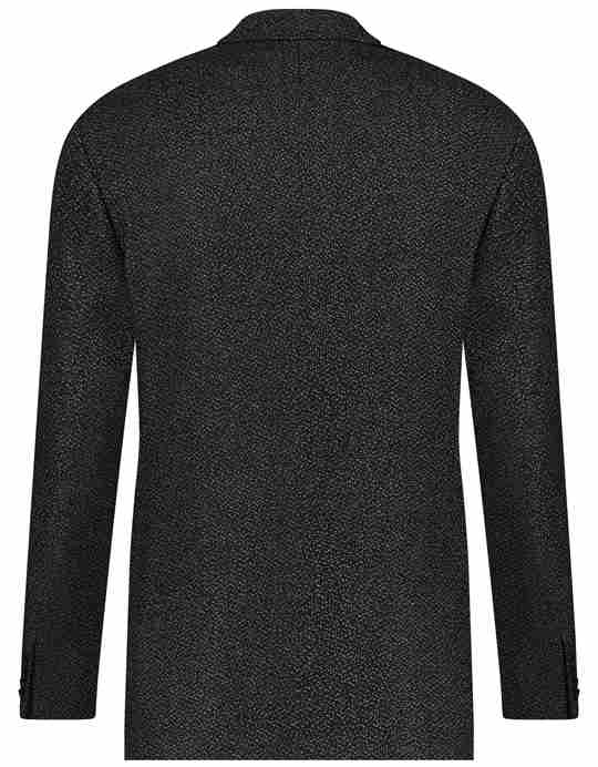 Black tweed wool blazer
