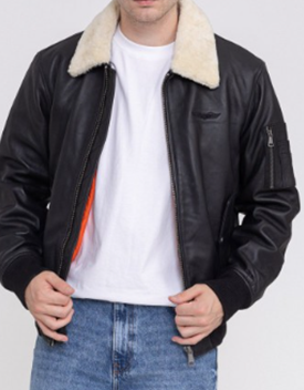 Iceman leather jacket brown