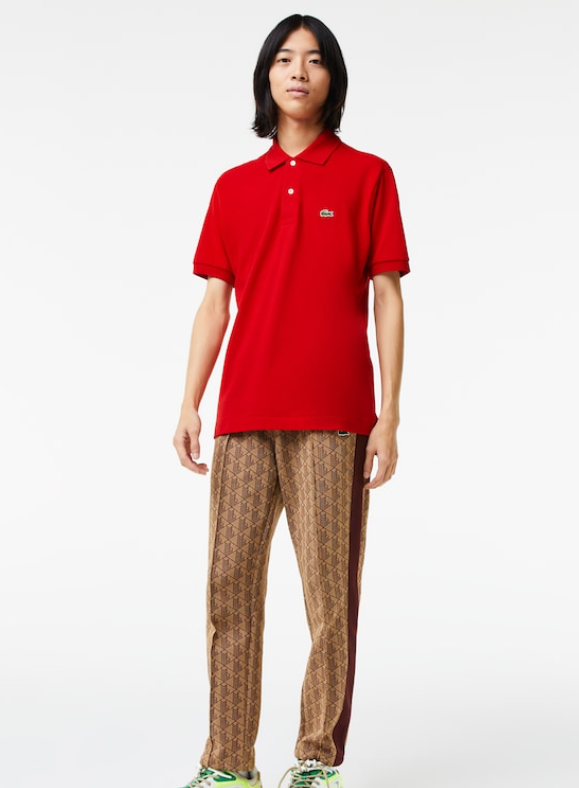 Polo Lacoste classic fit red