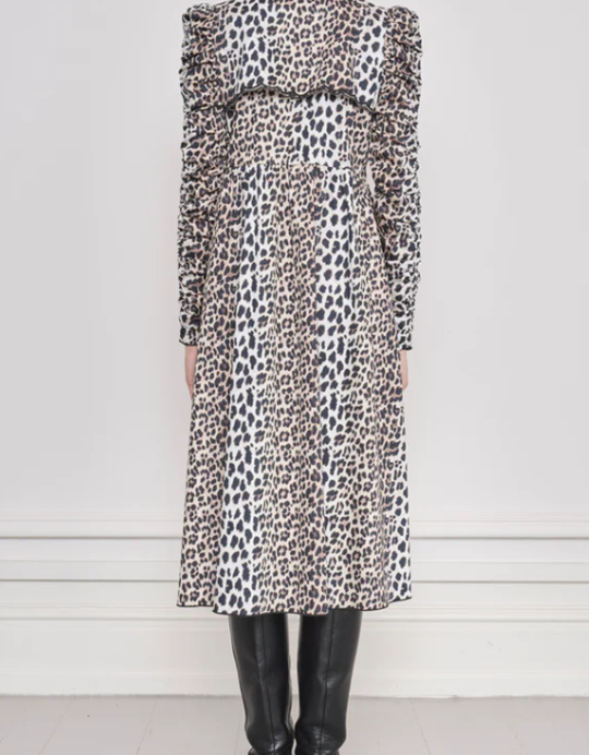 Emily dress leopard