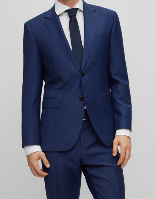 Basic suit single breasted ciel blue