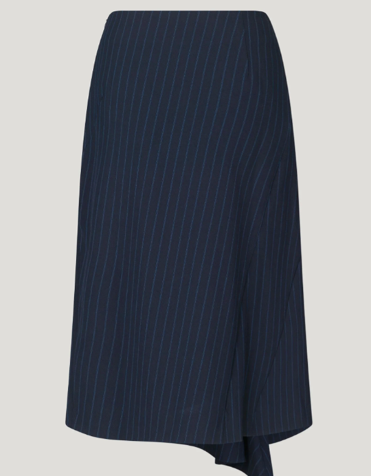 Sephira pinstripe skirt navy blue