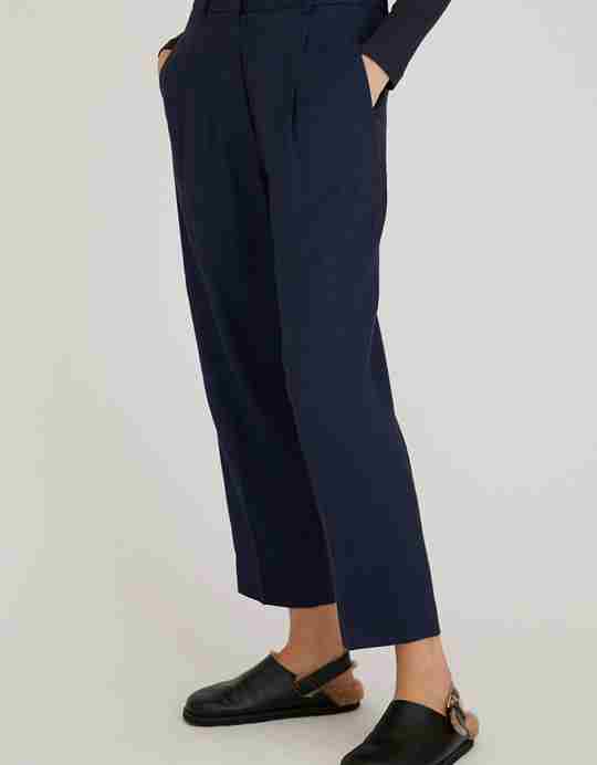 Cropped linnen pant
